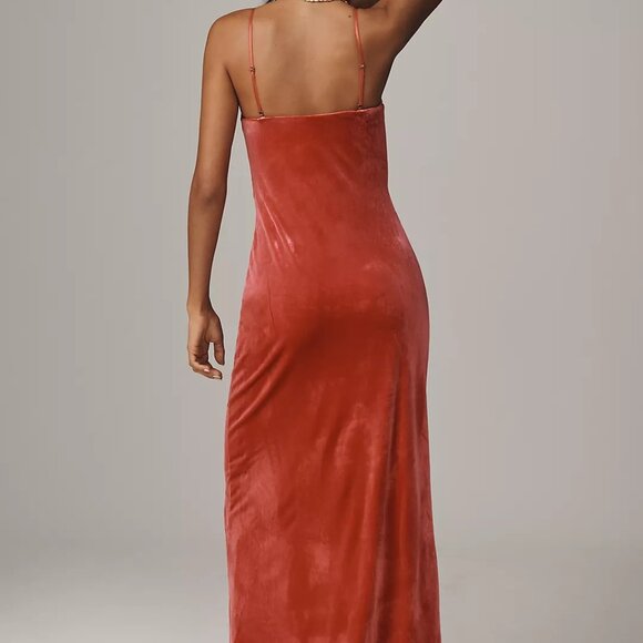 NWT Anthropologie The Tilda Slip Dress Velvet Edition - Picture 2 of 10